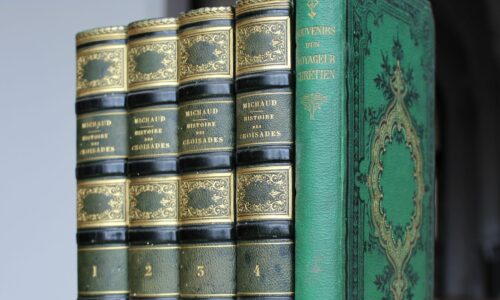 MICHAUD, Joseph; Histoire des croisades. T. 1-4 & MARMIER, Xavier; Impressions et souvenirs d'un voyageur chrétien