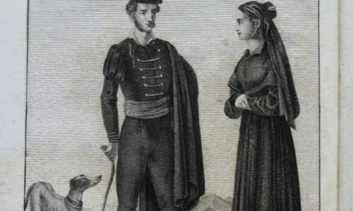 Zawiera 3 frontispisy, 9 tabl. w stalorycie, w tym składane mapki i plany.