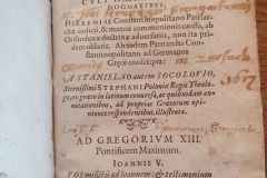 36.-Censvra-Orientalis-Ecclesiae-De-Praecipvis-Nostri-Saecvli-Haereticorvm-Dogmatibvs...-Dilingae-1582-tytułowa