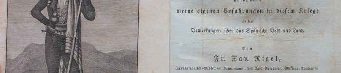 RIGEL, Franz Xavier; Der siebenjährige Kampf auf der Pyrenäischen Halbinsel ... Th. 1-3. , wyd. 1819-1821.