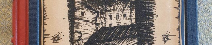 Oprawa Marka Świdy: czerwony płsk, na licach płótno, w zwierciadle przedniego lica ilustracja z oryg. okł. brosz.