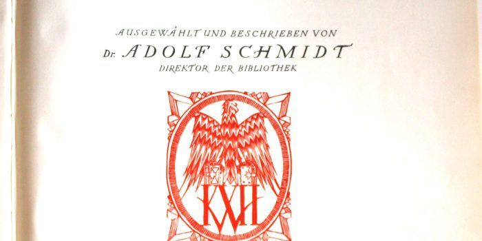 Cenna publikacja dot. wiedzy o oprawach znanego badacza Adolfa Schmidta (1921)