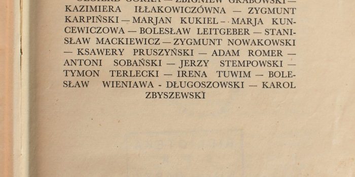 Napisana przez polskich pisarzy w Anglii w 1940 r. (wyd. 1942)