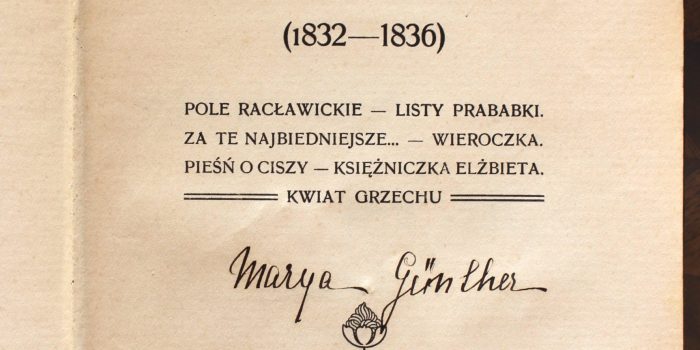 Zbiór opowiadań autorstwa M. Raczyńskiej (1850-1914)