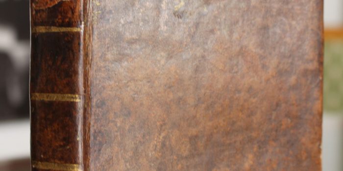 Oprawa skóra z epoki (1809), szyldzik