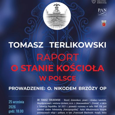 <i>Raport o&nbsp;stanie Kościoła w&nbsp;Polsce</i> – spotkanie z&nbsp;Tomaszem Terlikowskim